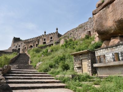 Golconda Fort - Historic fortress in Hyderabad