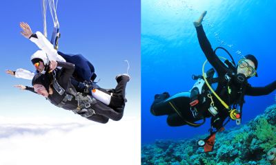 Top Adventure Trips from India (Skydiving, Scuba, Safari)