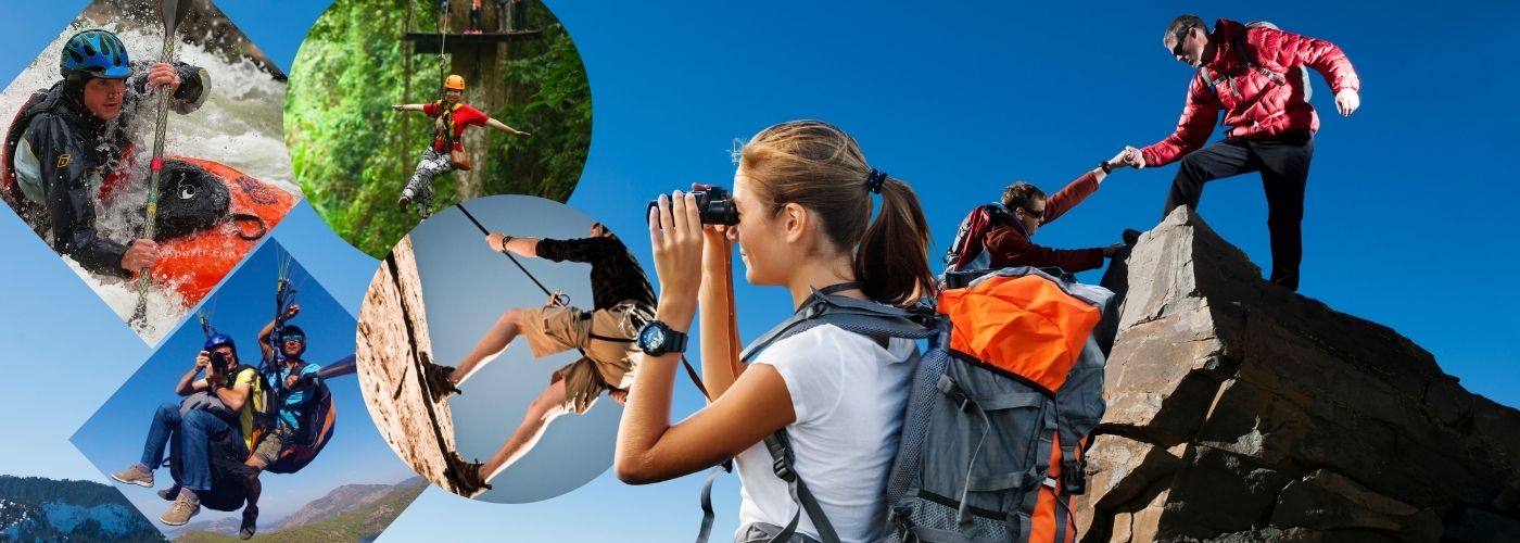 Adventure trips comparison - skydiving, scuba diving and safari experiences